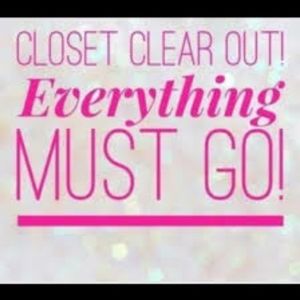 CLOSET CLEAR OUT